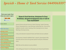 Tablet Screenshot of ipswich-home-and-yard-service.com